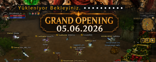 ResurrectionSro 05.06.2026 Büyük Açılış. 120Cap EU/CH/Aweken System/New VIP honor System/Trsro Skill Efect